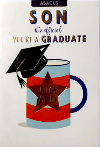 Picture of SON GRADUATION WISH CARD